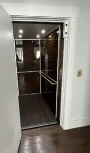 Luxury Residential Elevator in Sparta, NJ with the door open