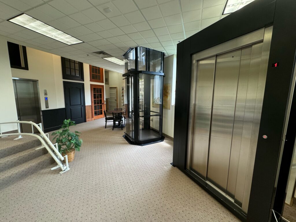 Mobility Elevator's Showroom in West Caldwell, NJ with a large selection of working elevators