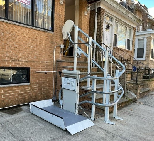 Omega Wheelchair Lift Outdoors